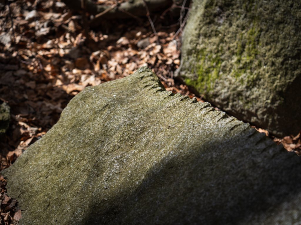 Chisel marks
