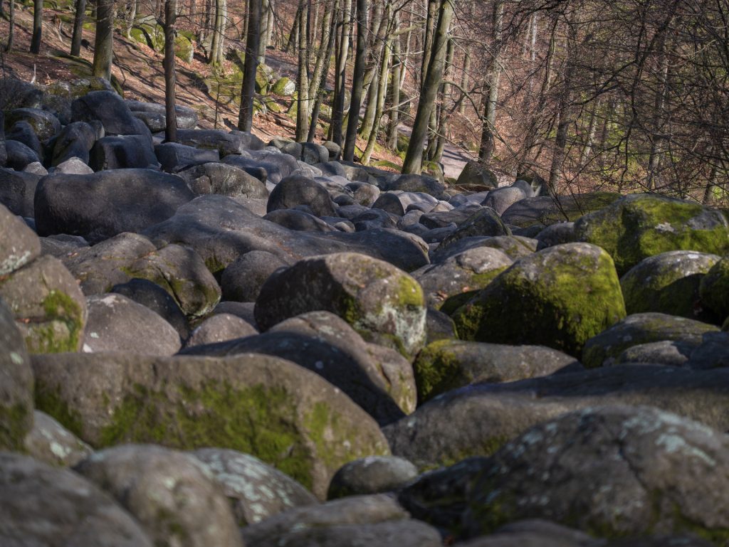 A landscape created by spheroidal weathering